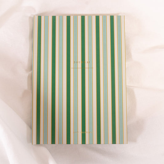 Everyday Striped Hardcover Journal