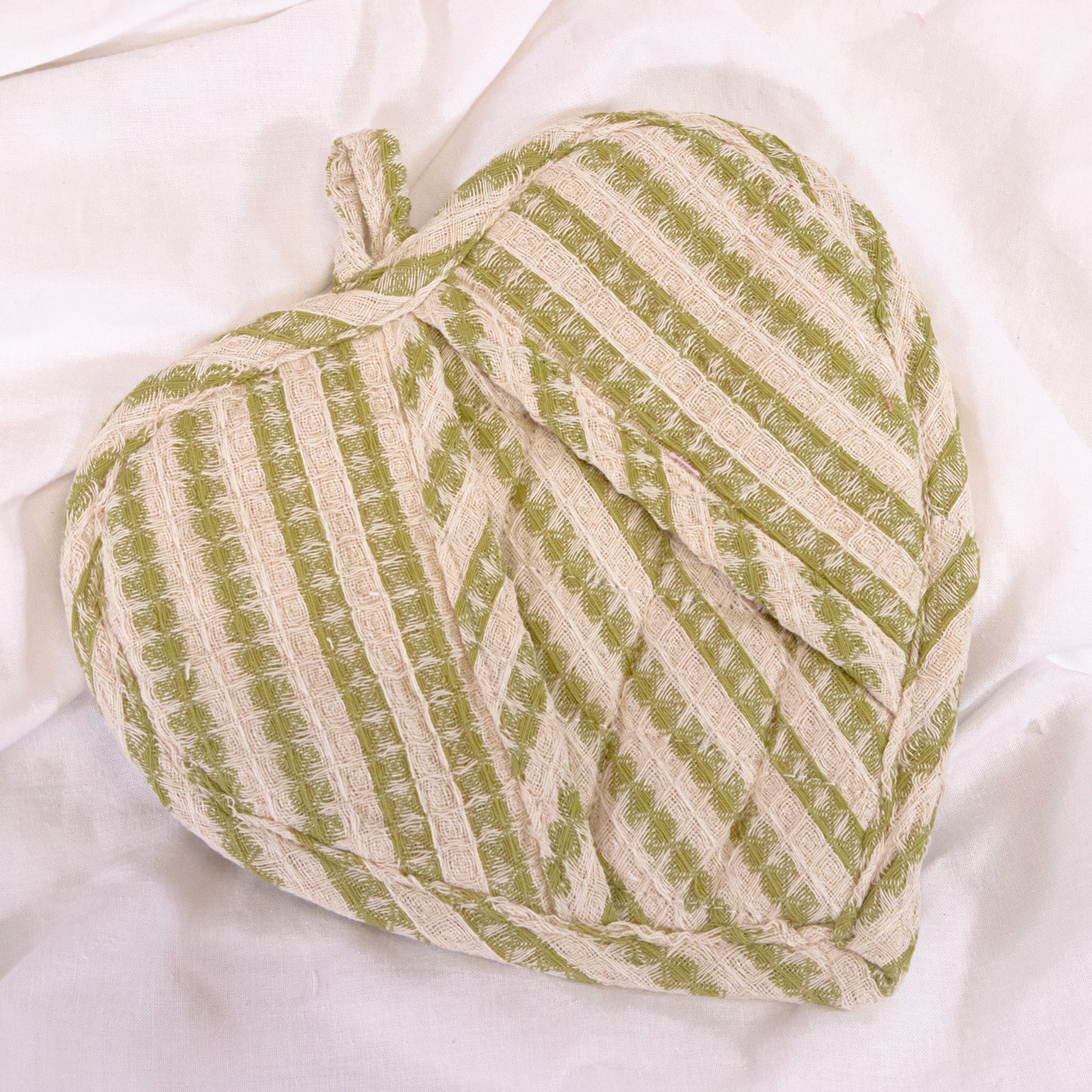 Patterned Heart Pot Holder