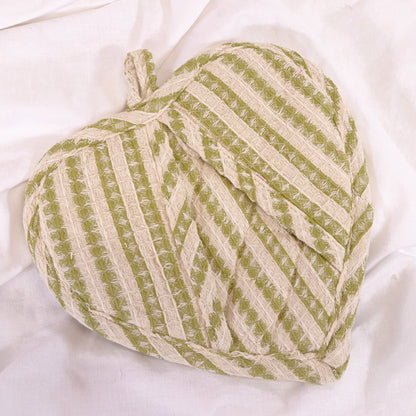 Patterned Heart Pot Holder