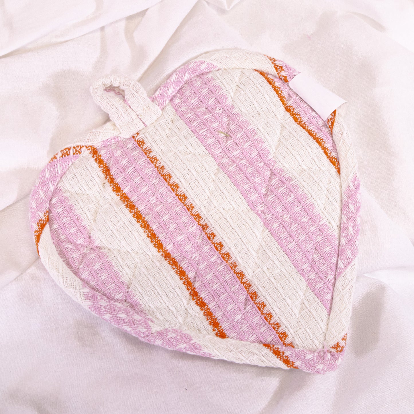 Patterned Heart Pot Holder