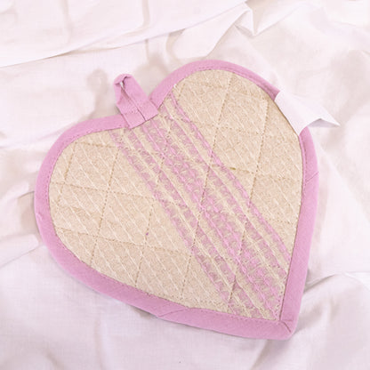 Patterned Heart Pot Holder