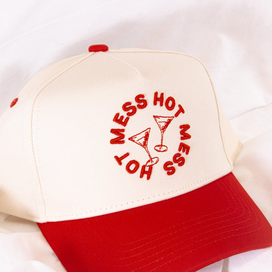 Hot Mess Martini Trucker Hat