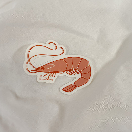 Shrimp Cocktail Vinyl Sticker