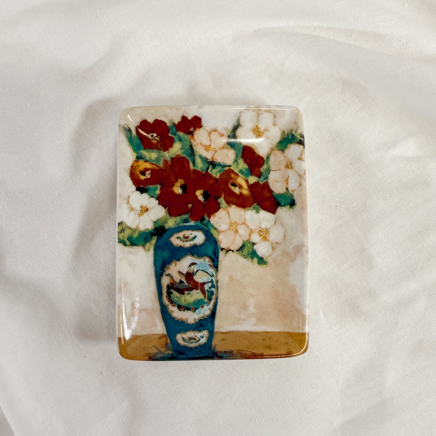 Floral Arrangements Ceramic Tray