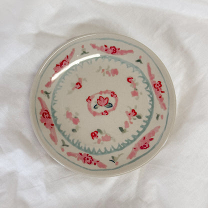 Watercolor Floral Plate