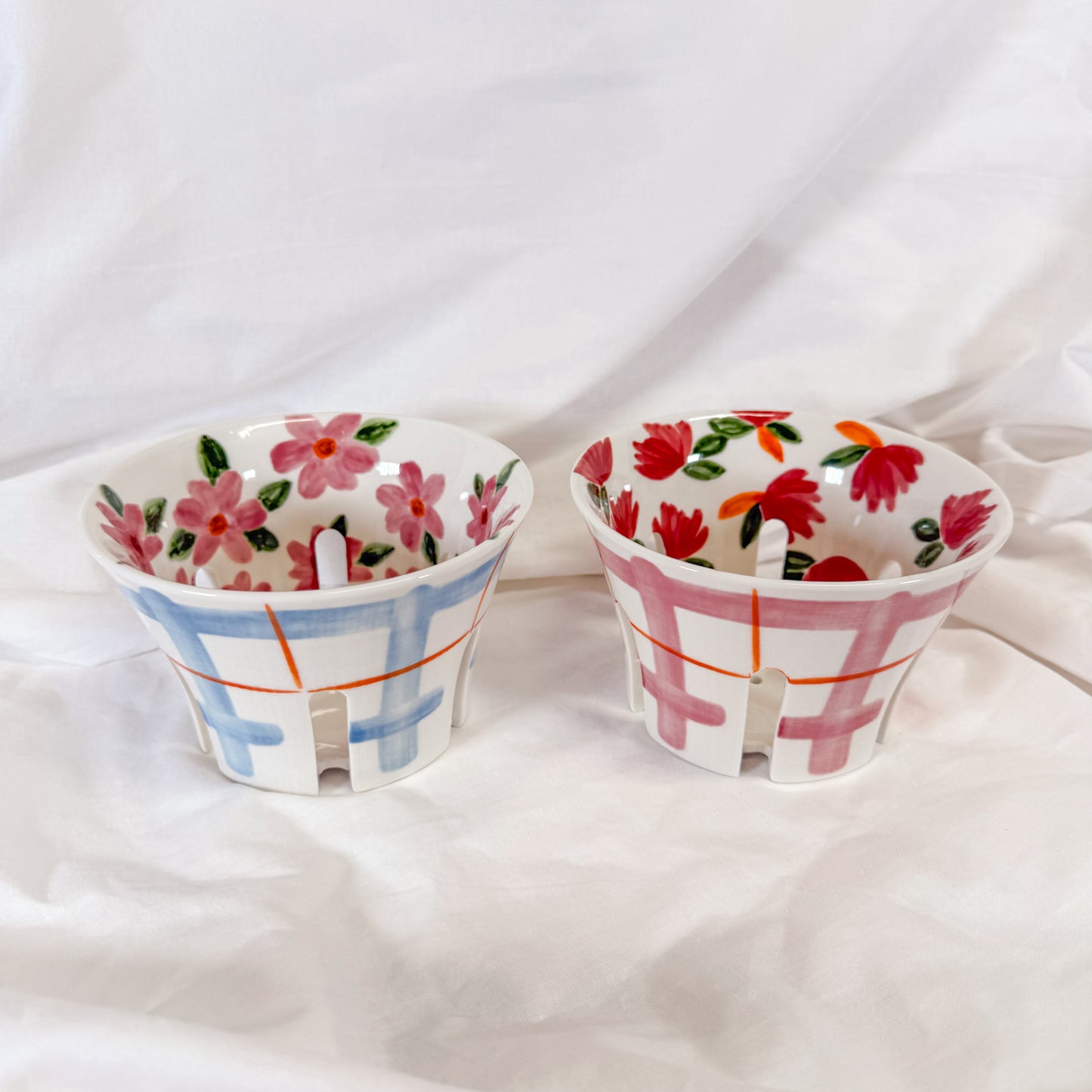 Flower Basket Berry Bowl