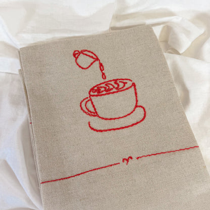 Embroidered Coffee Tea Towels
