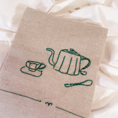 Embroidered Coffee Tea Towels