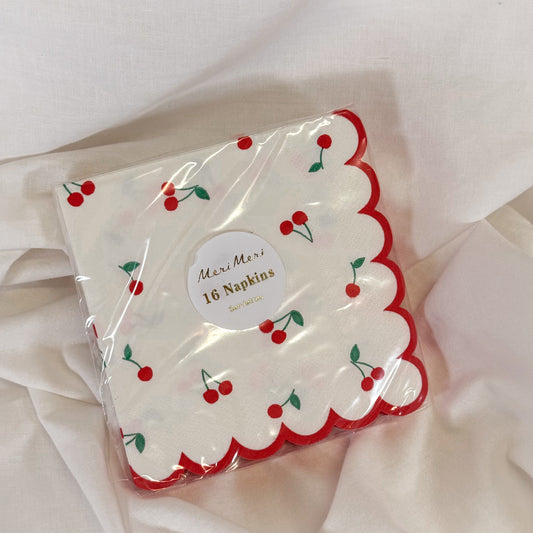 Cherry Party Napkins By Meri Meri
