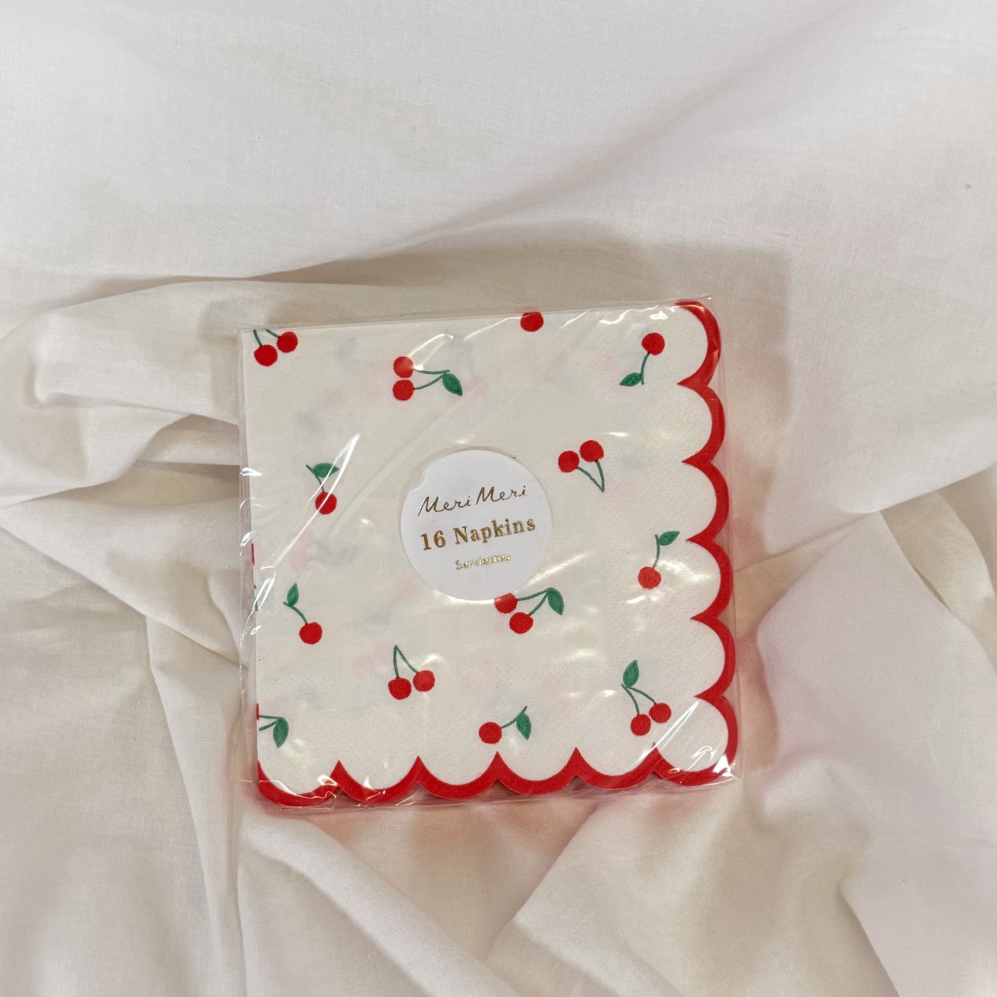 Cherry Party Napkins By Meri Meri