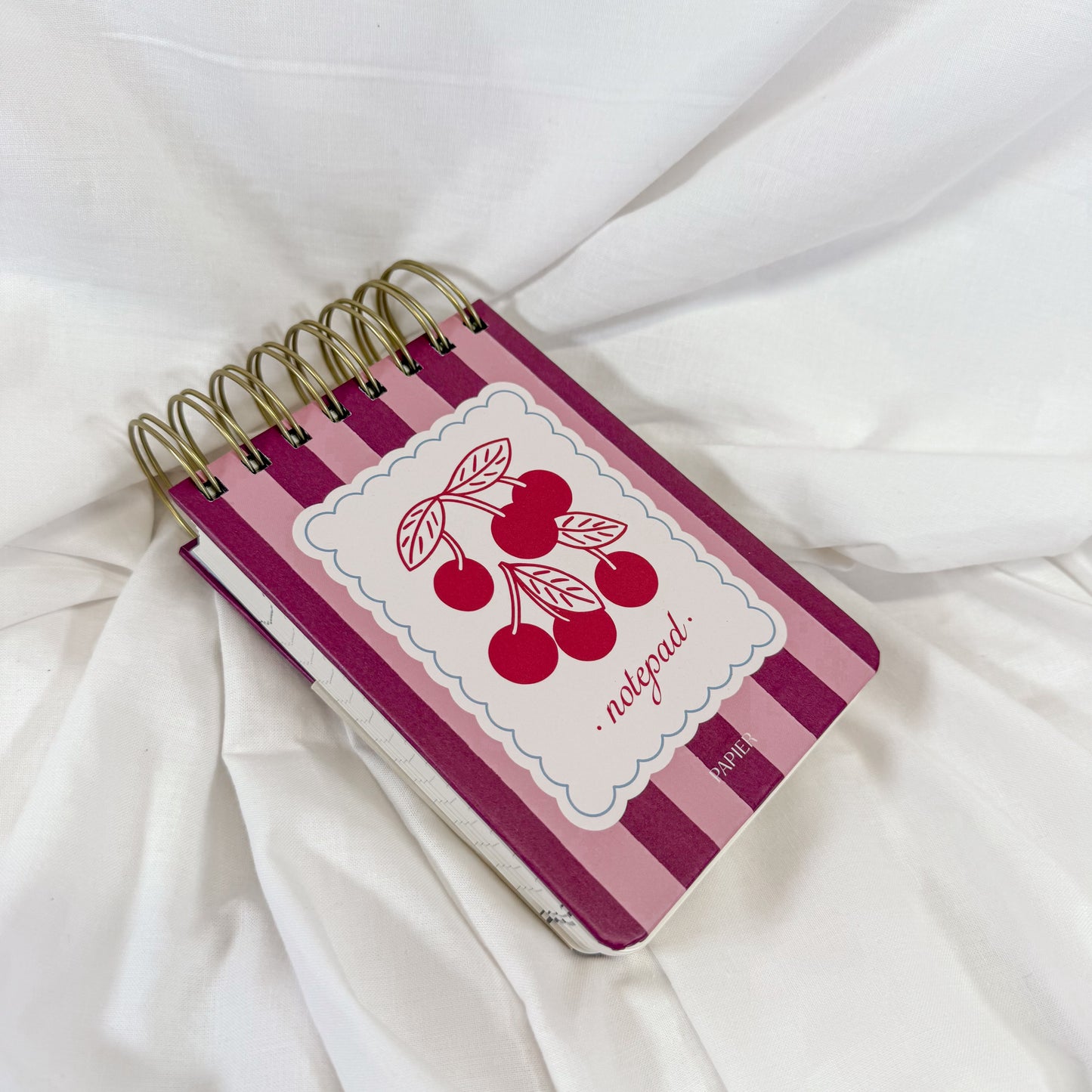 Very Cherry Chunky Spiral Notepad