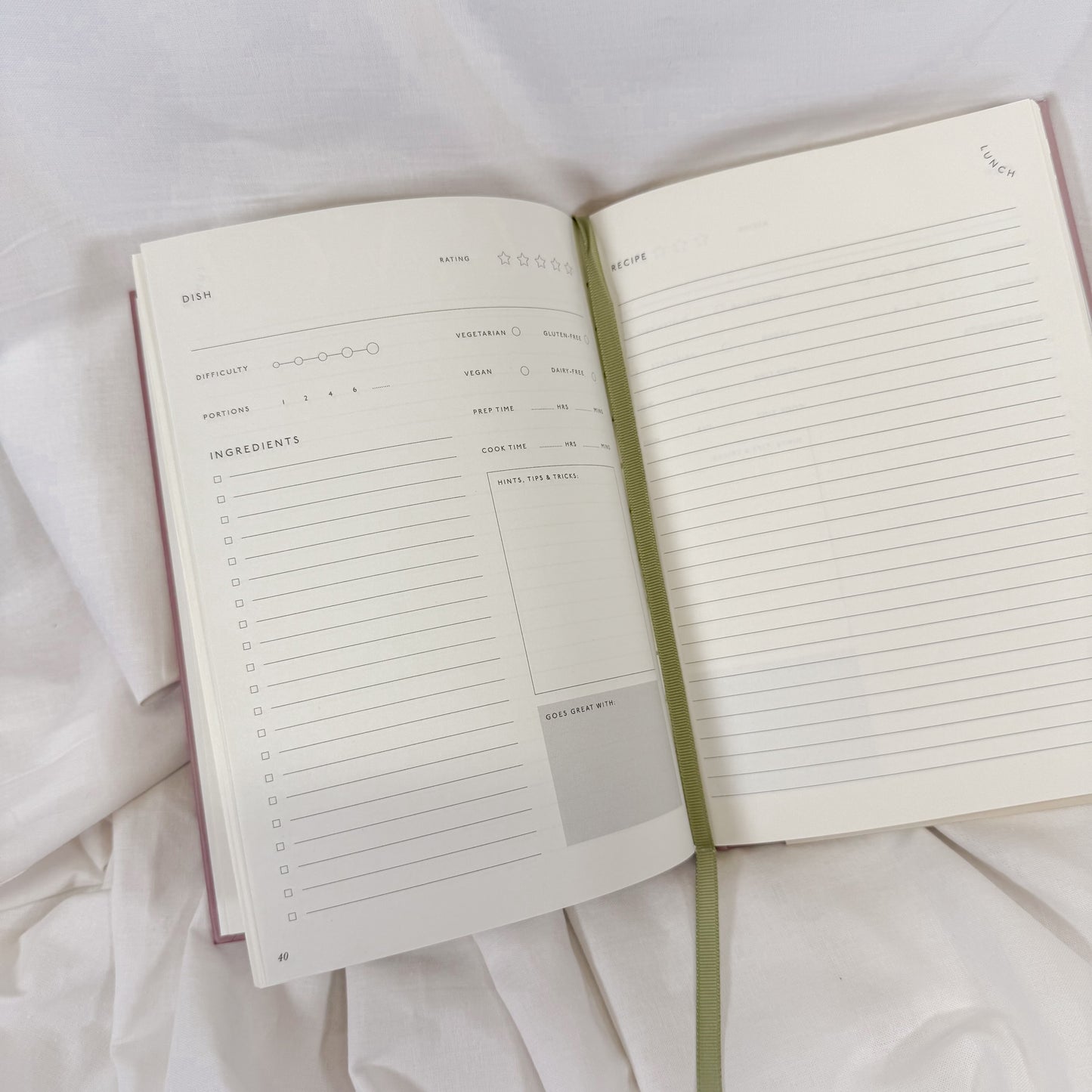 The Vineyard Recipe Journal