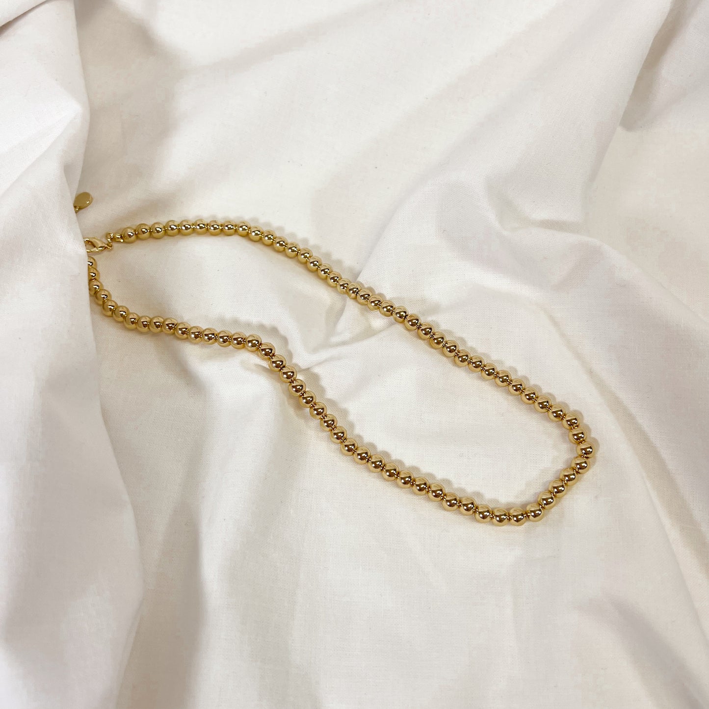 Classic Gold Bead Necklace