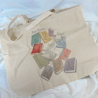 Dear Reader Canvas Tote Bag