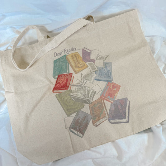 Dear Reader Canvas Tote Bag