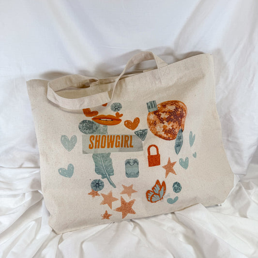 Showgirl Canvas Tote Bag