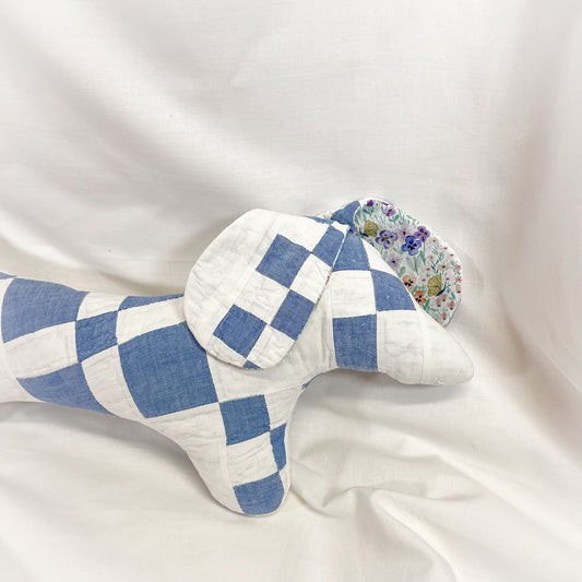 Quilted Dachshund Pillow