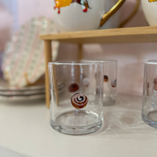 Cinnamon Roll Juice Glass