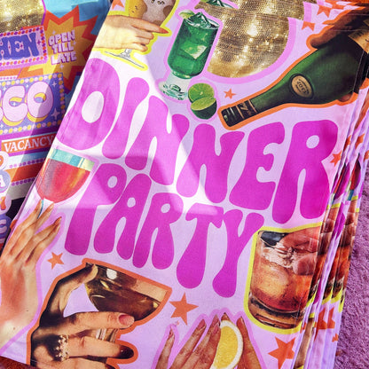 Dinner Party Tea Towel