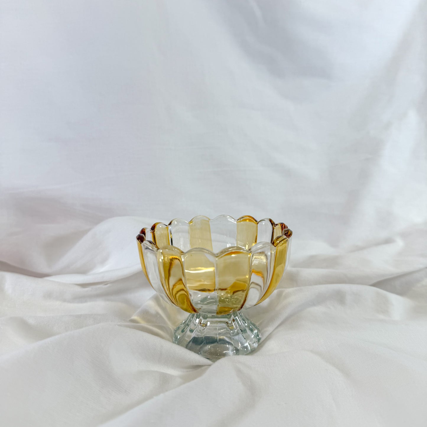 Striped Pedestal Mini Bowl