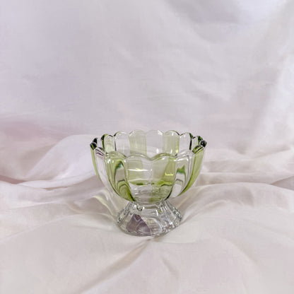Striped Pedestal Mini Bowl