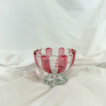 Striped Pedestal Mini Bowl