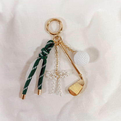Golf Icons Bag Charm Keychain