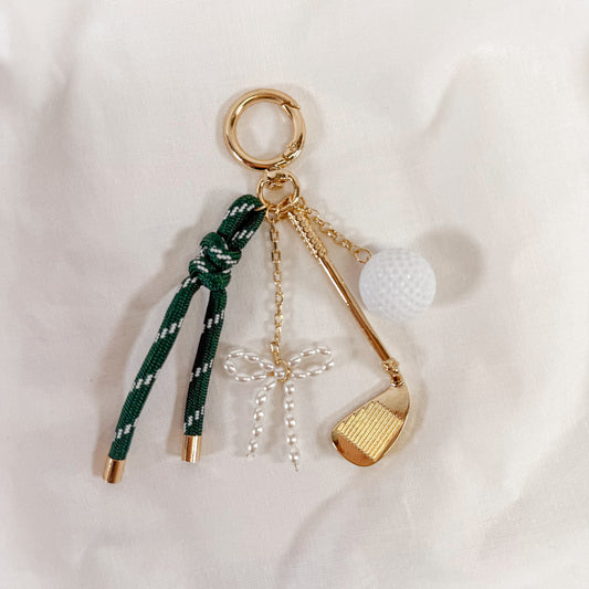 Golf Icons Bag Charm Keychain