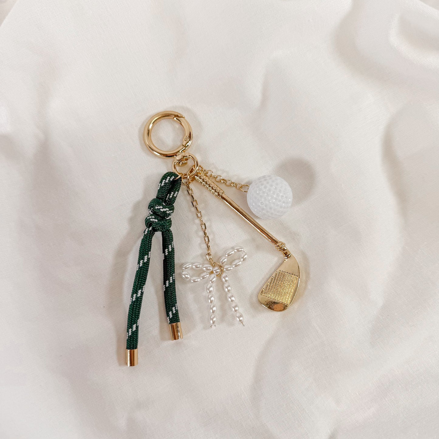 Golf Icons Bag Charm Keychain