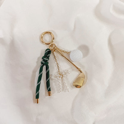 Golf Icons Bag Charm Keychain