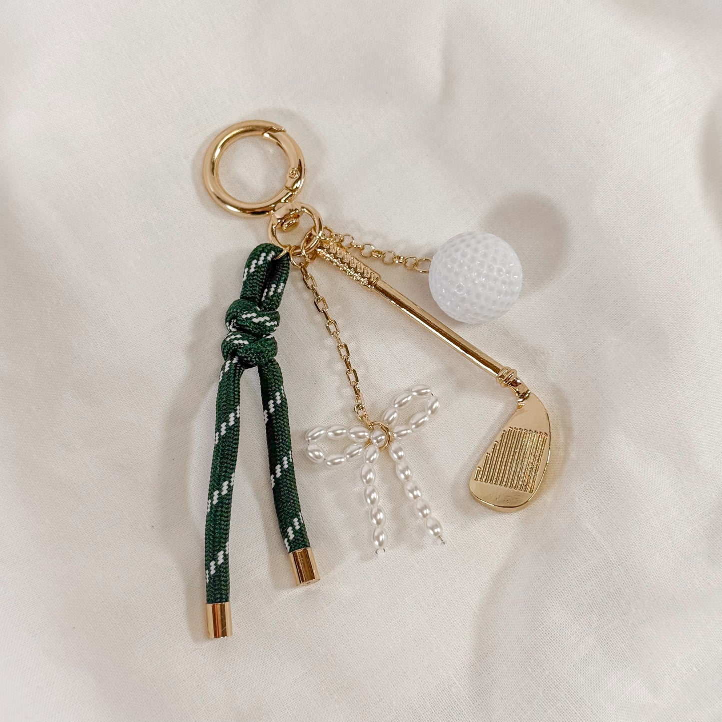 Golf Icons Bag Charm Keychain