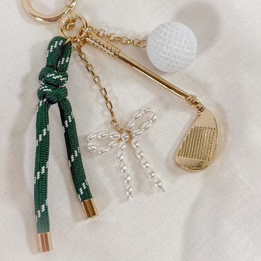 Golf Icons Bag Charm Keychain