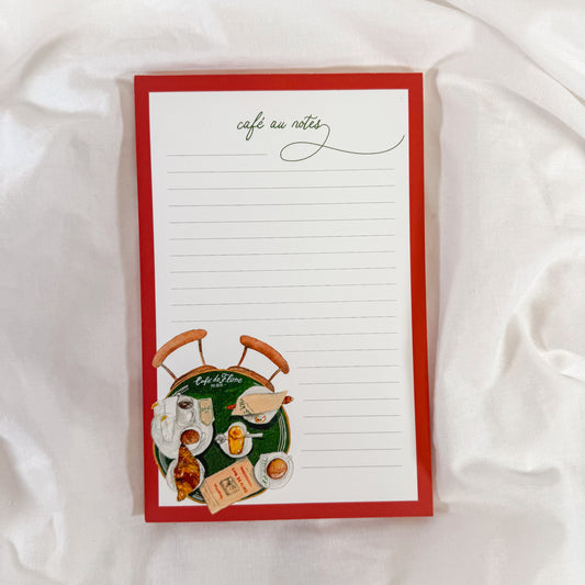 Cafe Au Notes Notepad