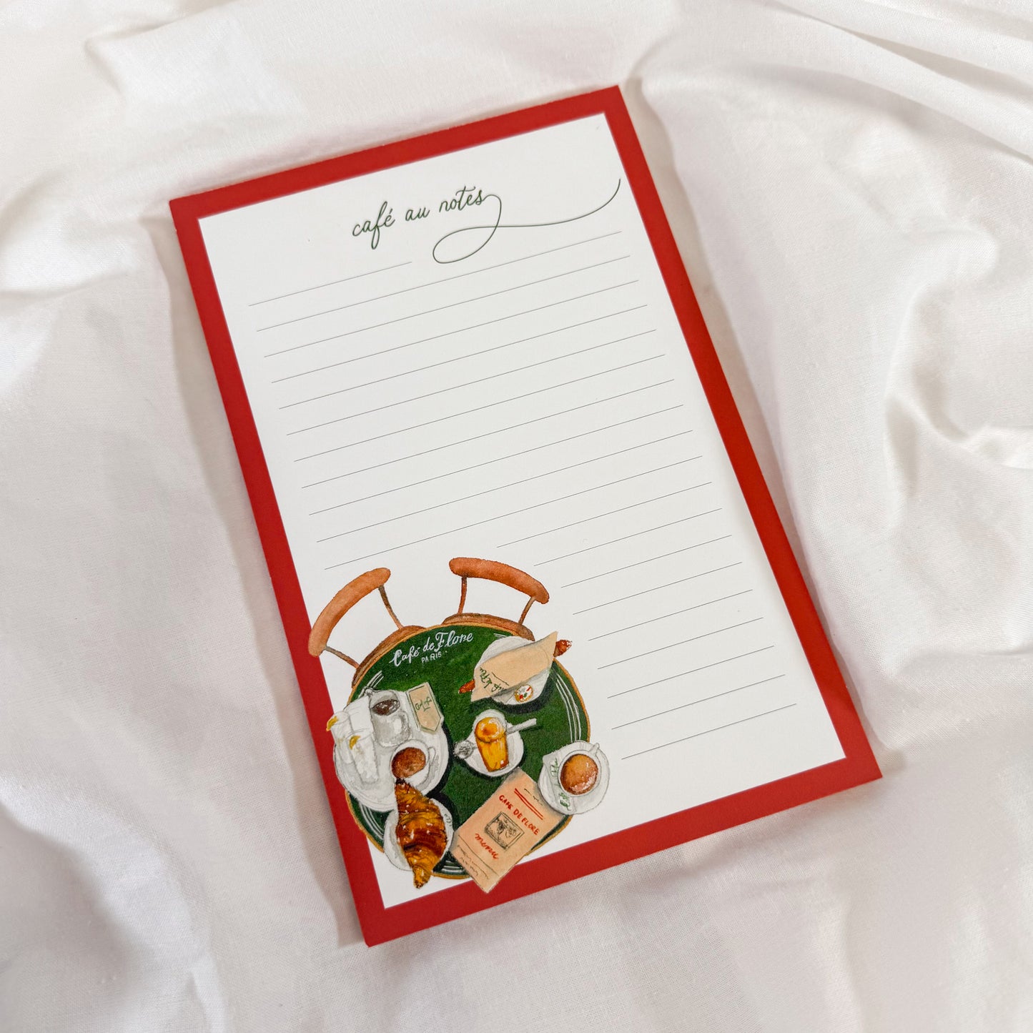 Cafe Au Notes Notepad