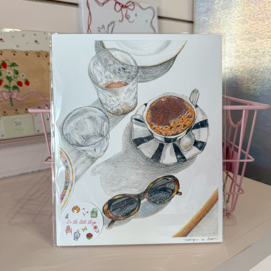 After Coffee Wall Art Print