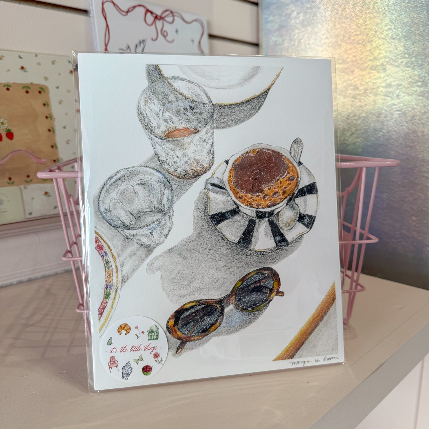 After Coffee Wall Art Print
