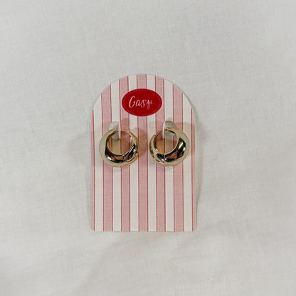Puff Hoop Earrings