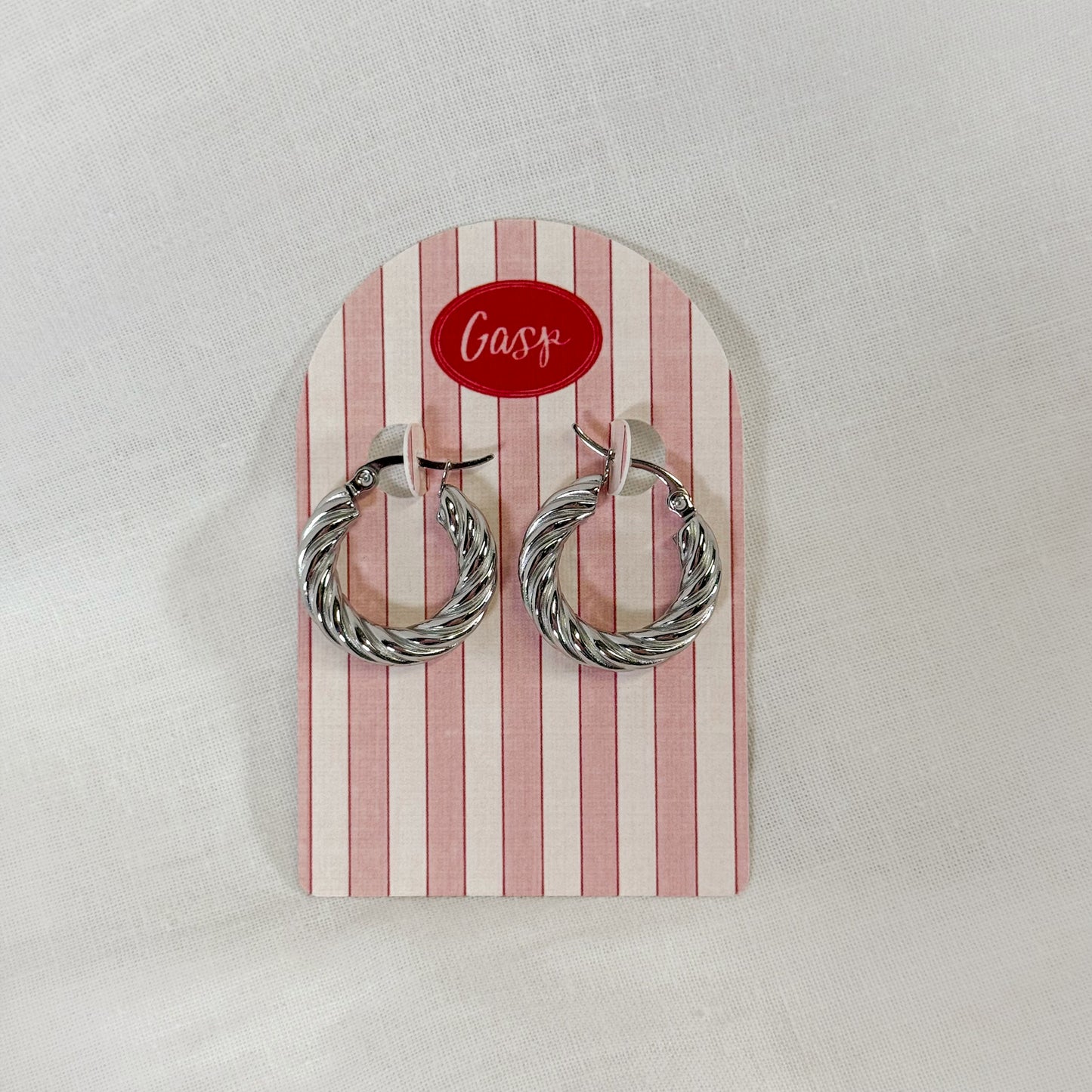 Twisted Hoop Earrings