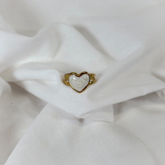 Heart Stone Ring