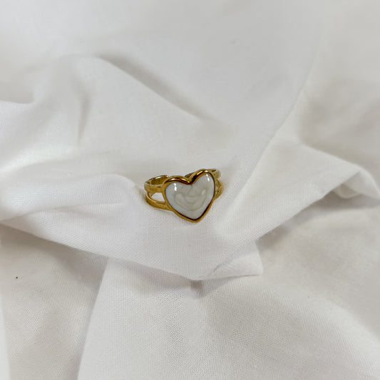 Heart Stone Ring