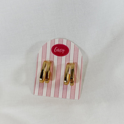 Double Scoop Hoop Earrings