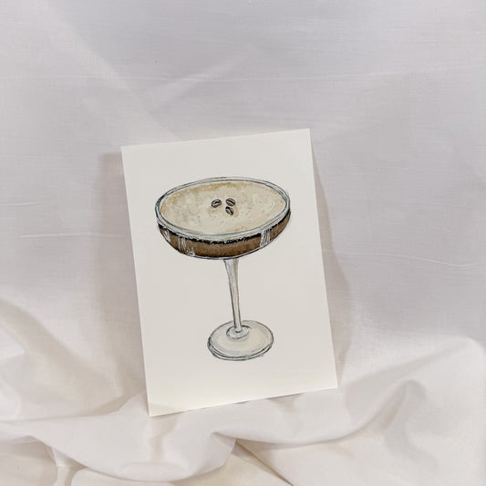Mini Espresso Martini Wall Art Print