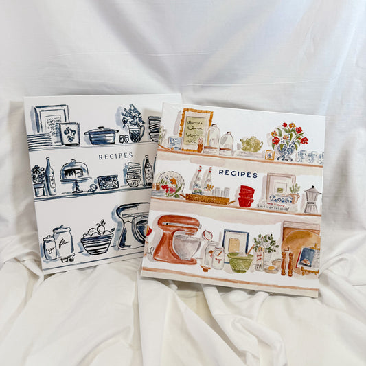 Kitchen Shelves Recipe Binder