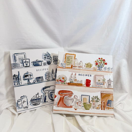Kitchen Shelves Recipe Binder