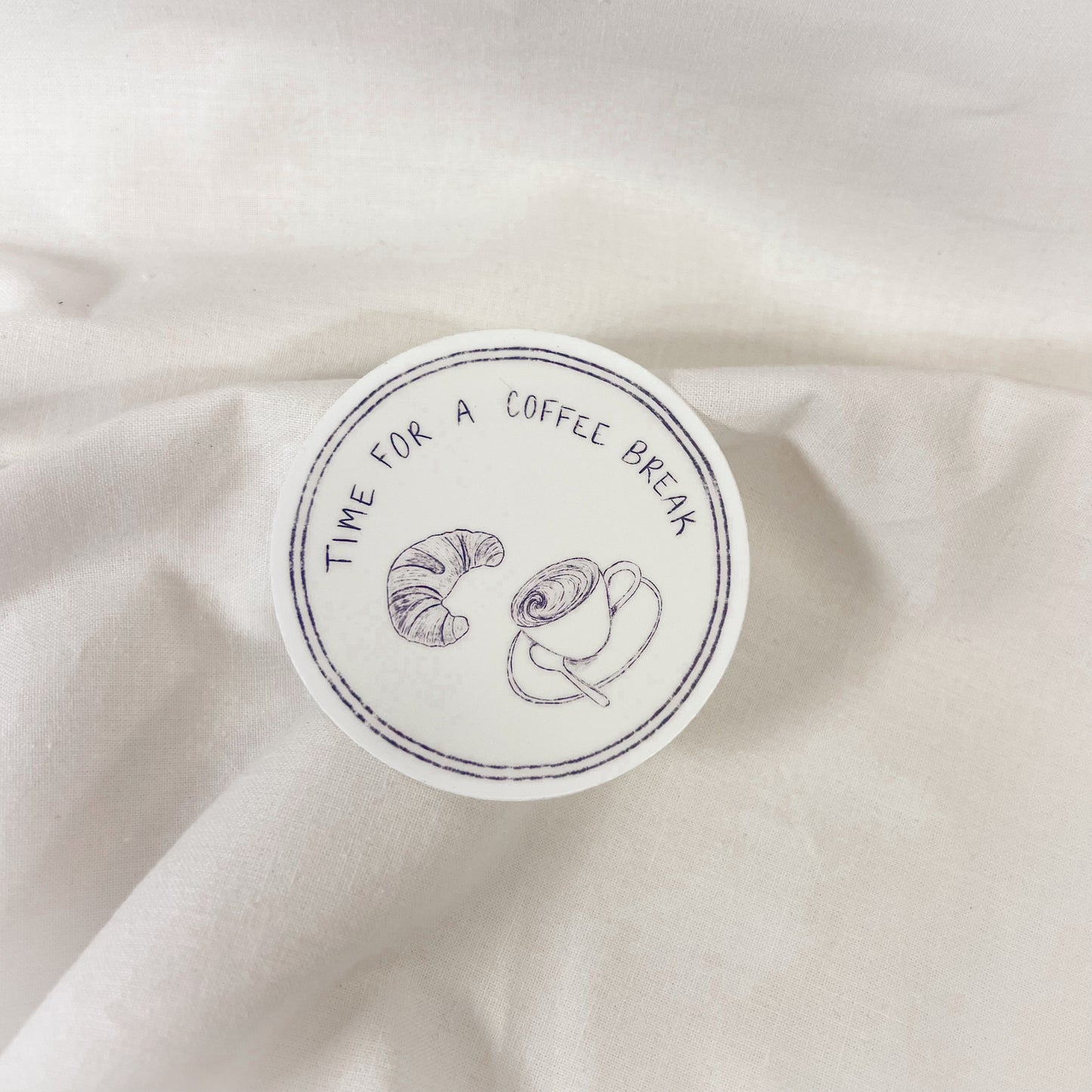 Coffee Break Vinyl Sticker