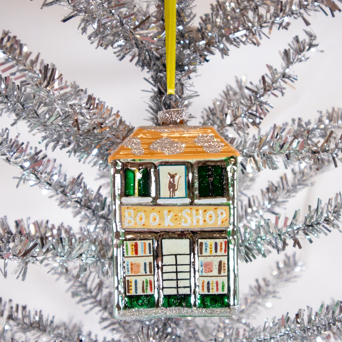 Book Shop Christmas Ornament