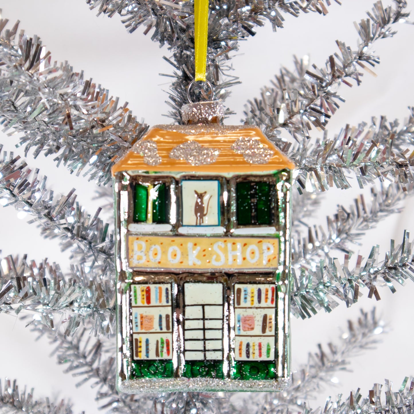 Book Shop Christmas Ornament