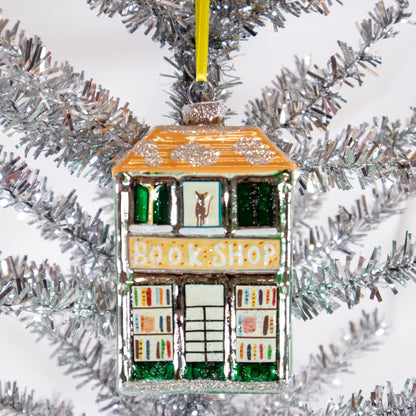 Book Shop Christmas Ornament