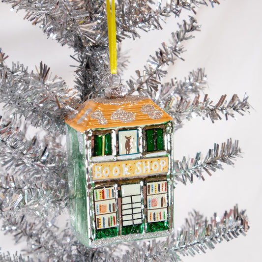 Book Shop Christmas Ornament