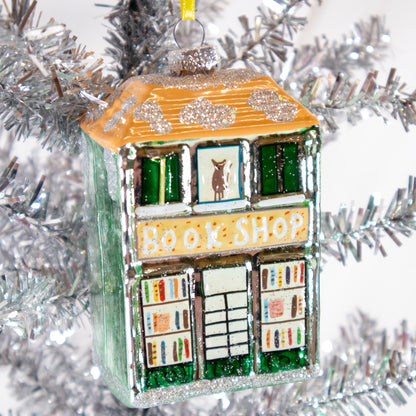 Book Shop Christmas Ornament